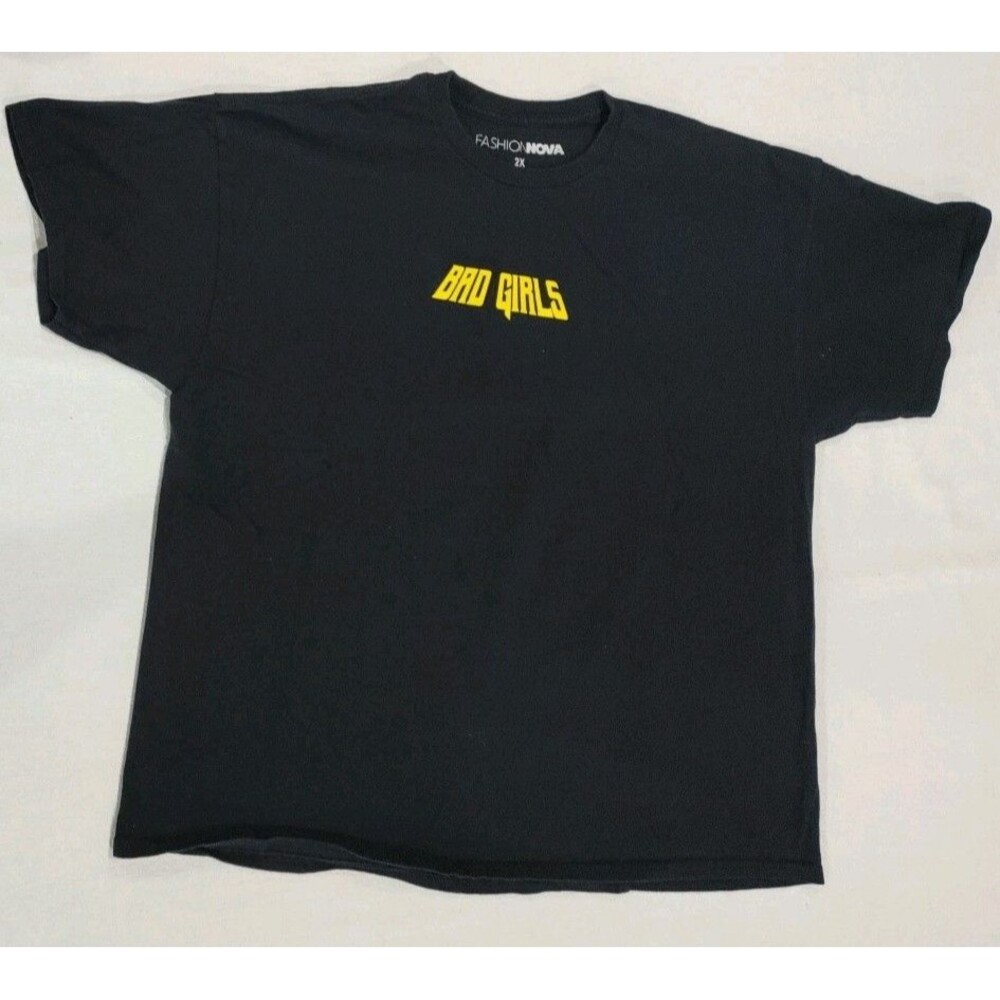 Bad Girls World Tour Black Tshirt Adult Size 2XL XXL